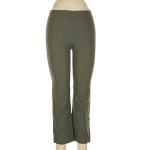Avenue Montaigne Olive Green Cropped Stretch Pants Size 6